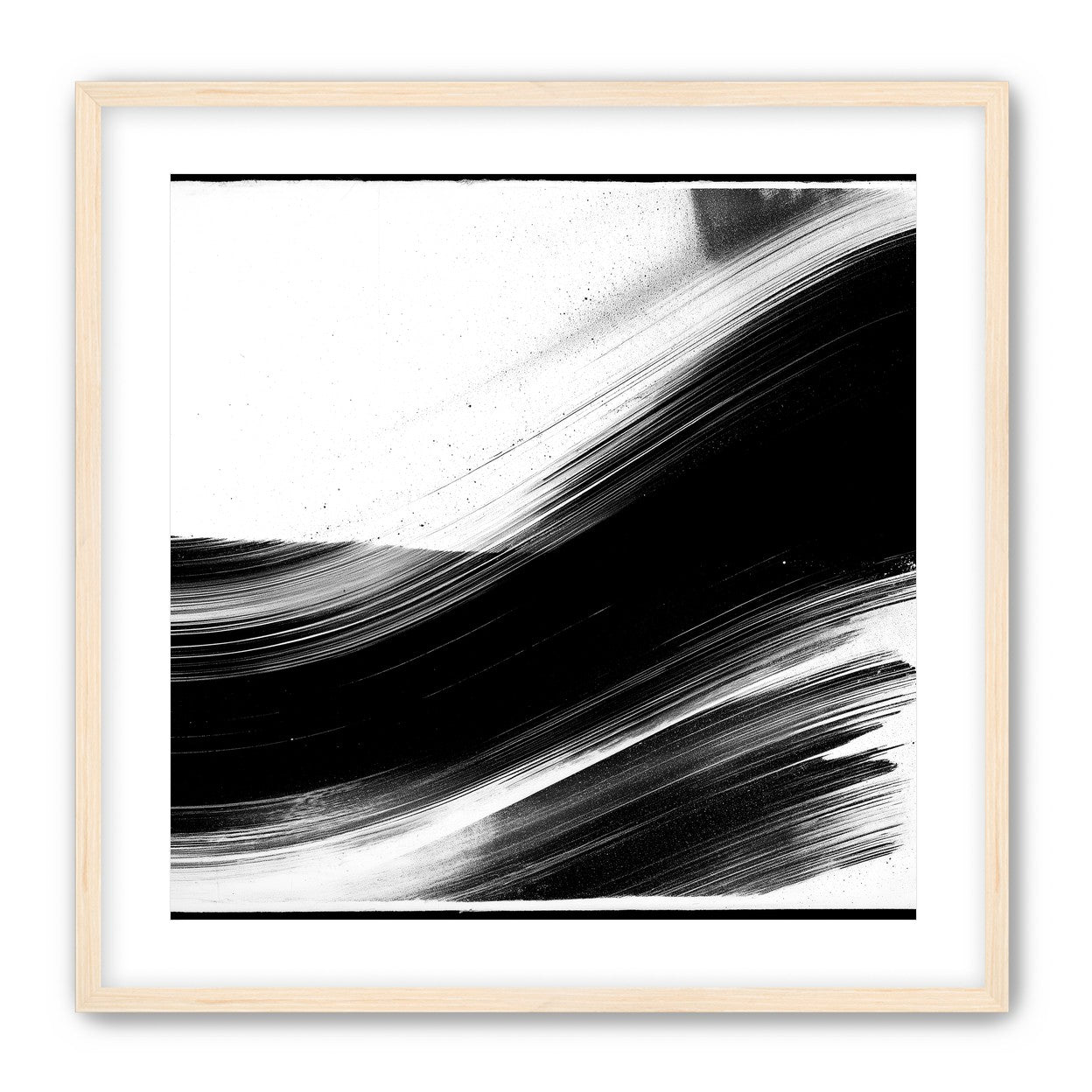 Black weight on white drift