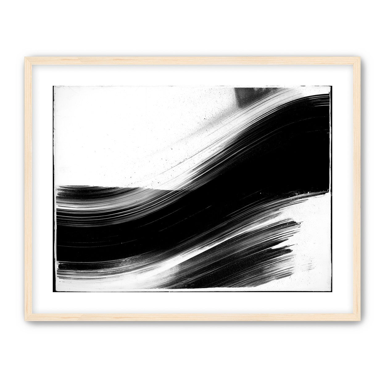 Black weight on white drift