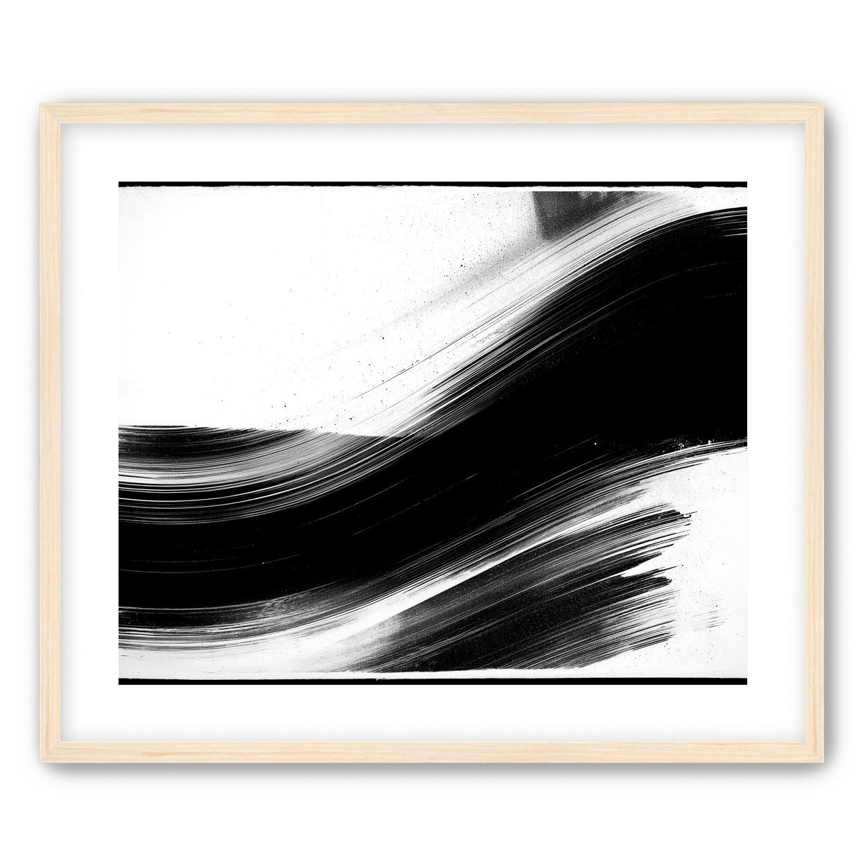 Black weight on white drift