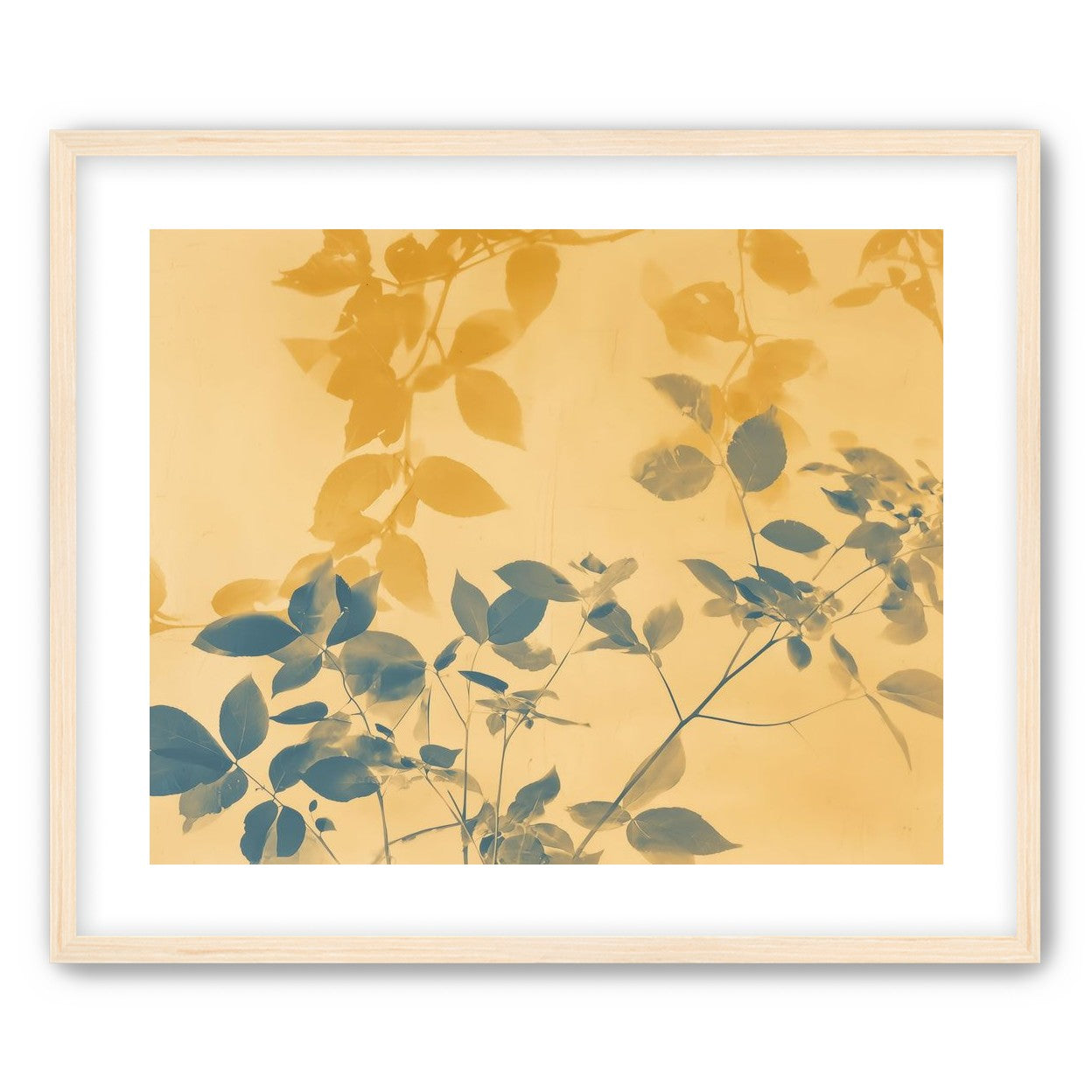 Translucent Film Over Leaves