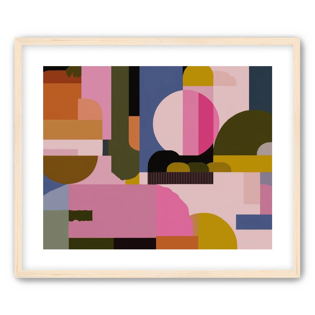 Shapes Jostling for Space