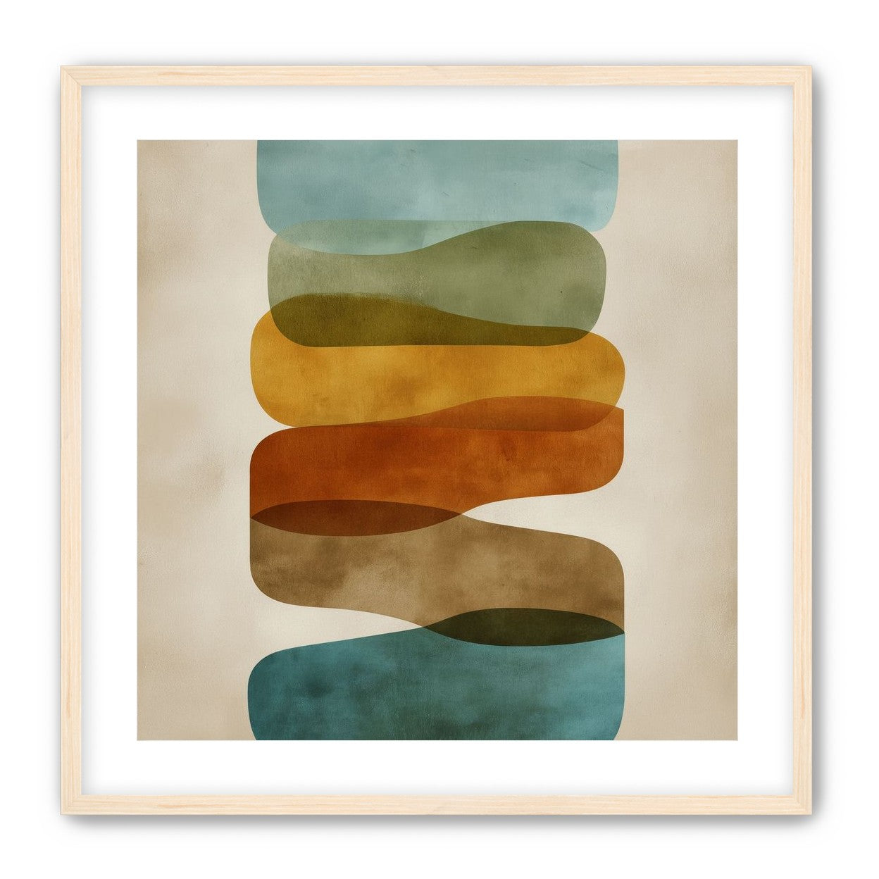 Ribbons of Muted Color