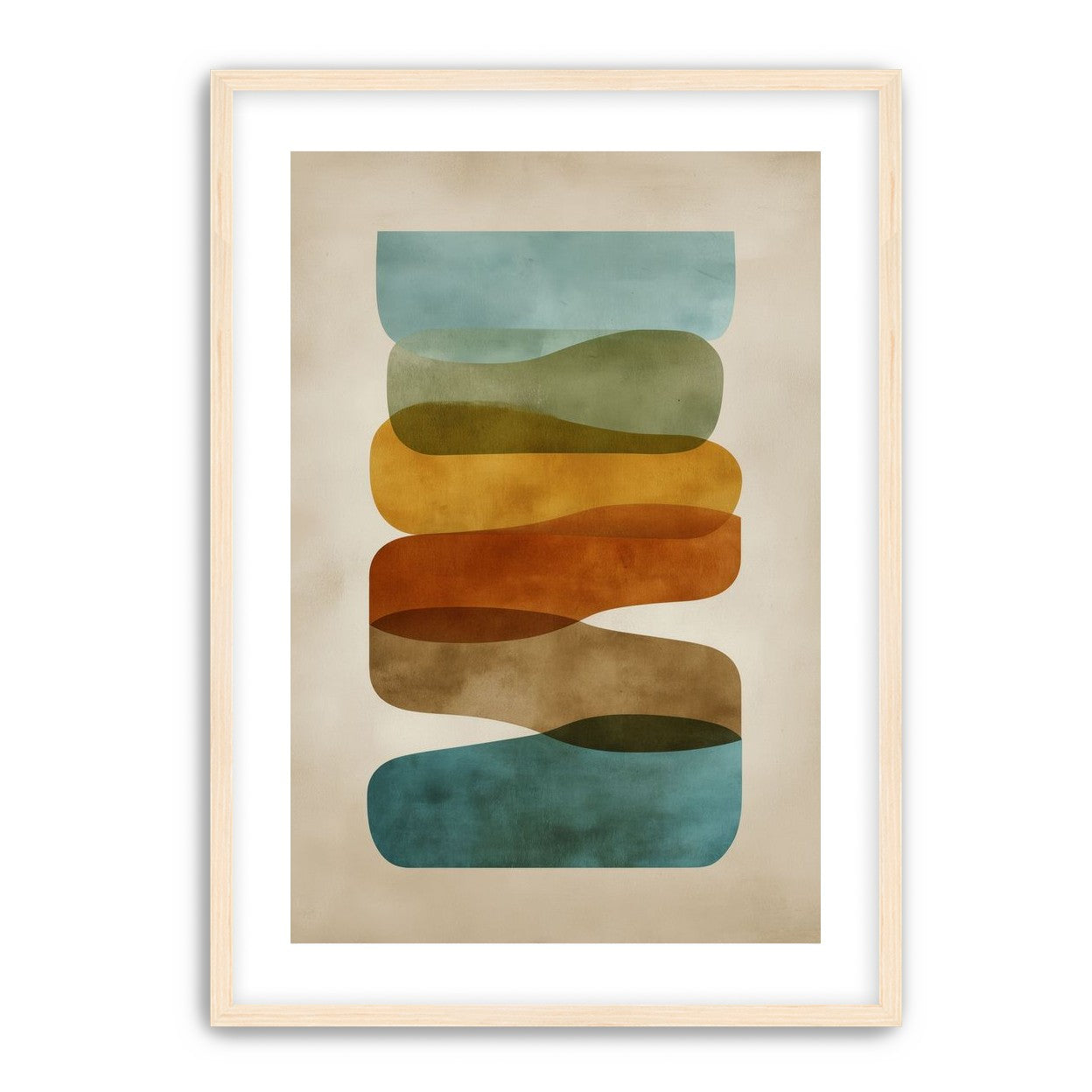 Ribbons of Muted Color