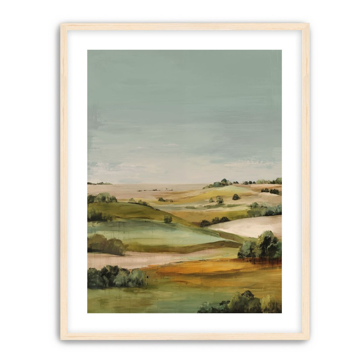 Valley with Rolling Hills