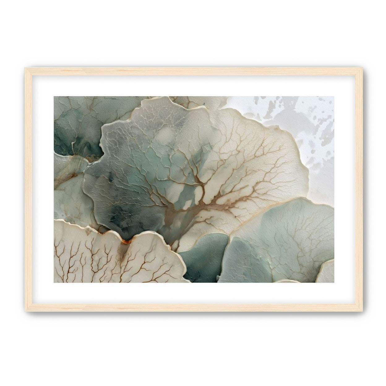 Translucent Leaves with Fine Veins