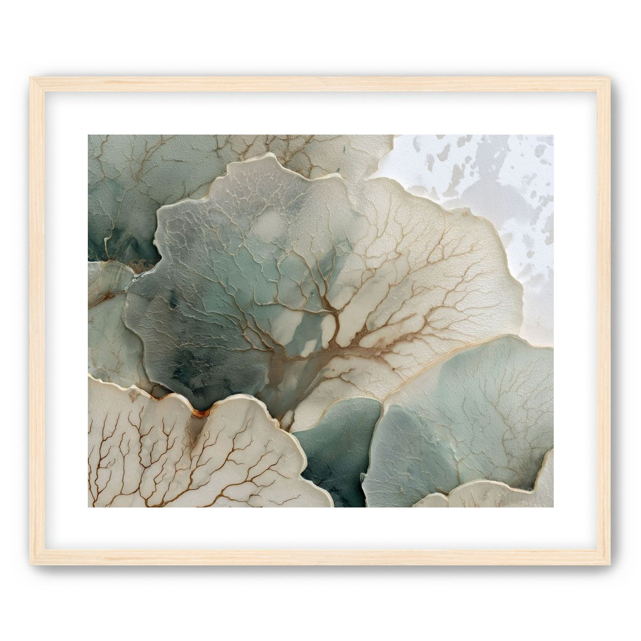 Translucent Leaves with Fine Veins