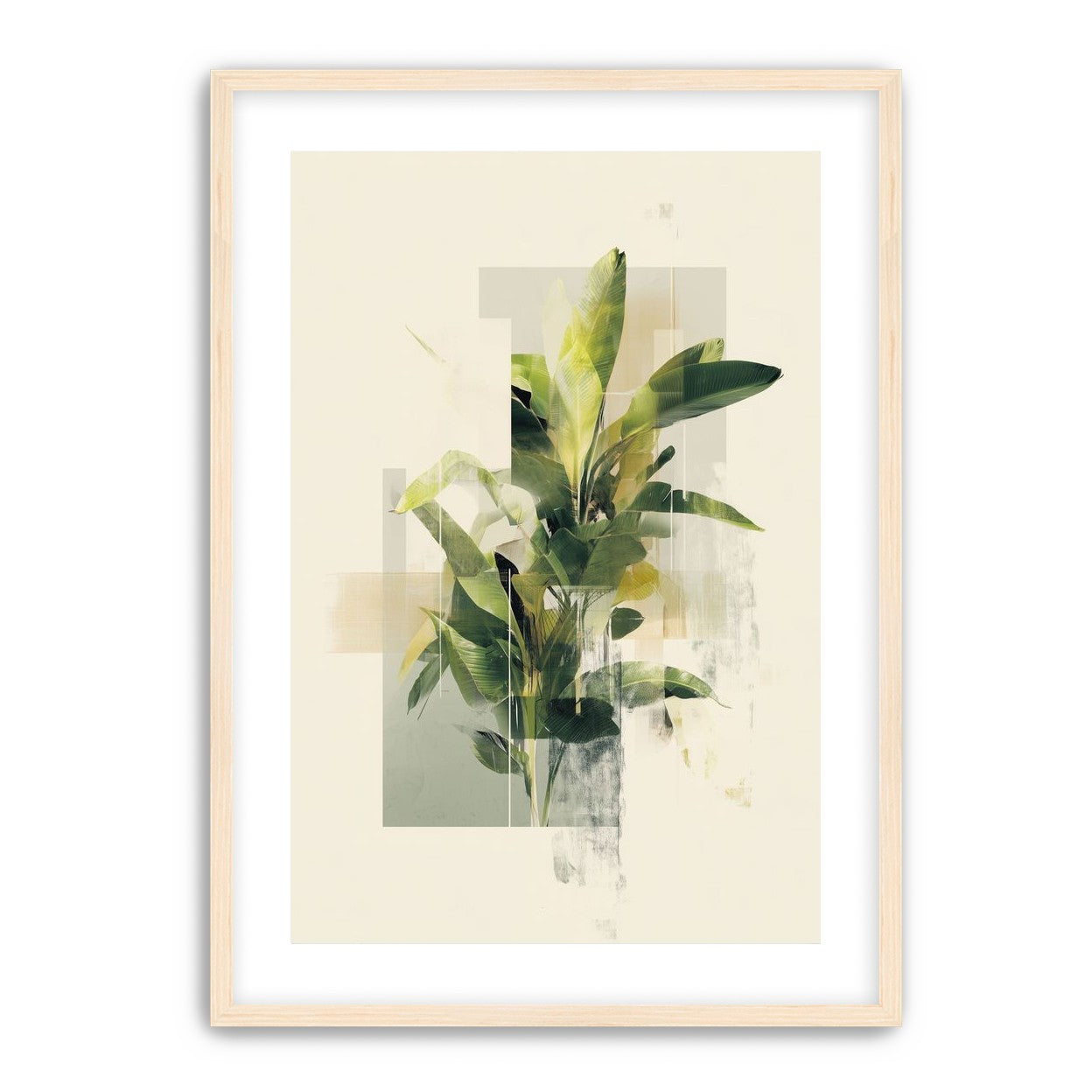 Plant in layered light