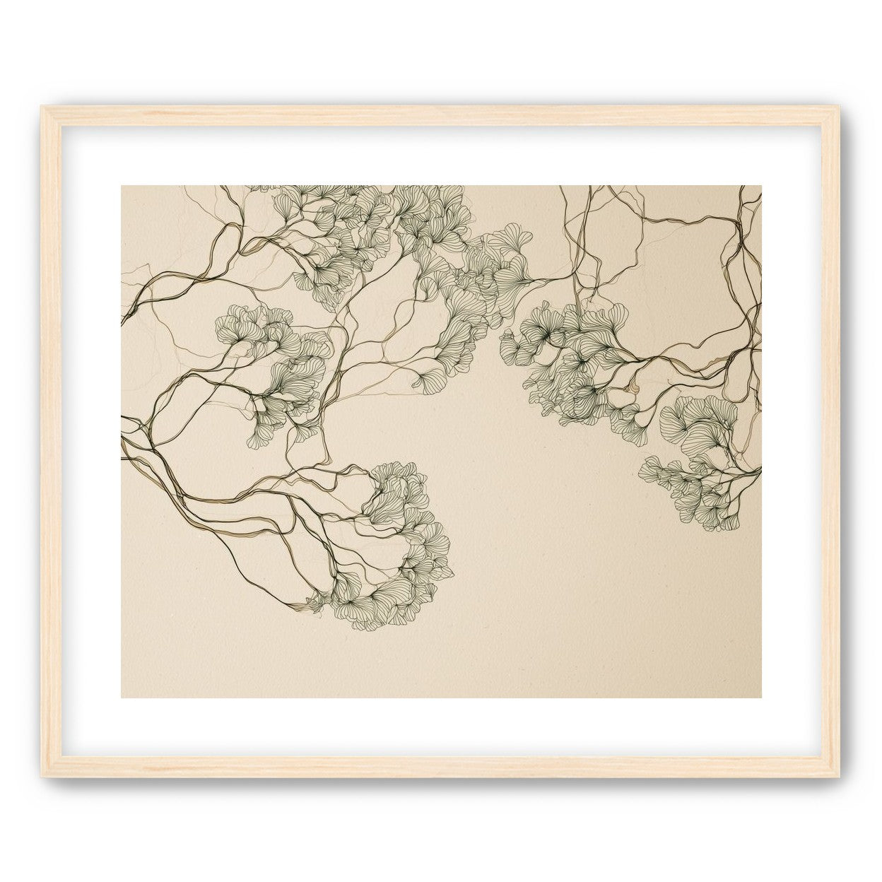 Trees Drawn in Continuous Lines