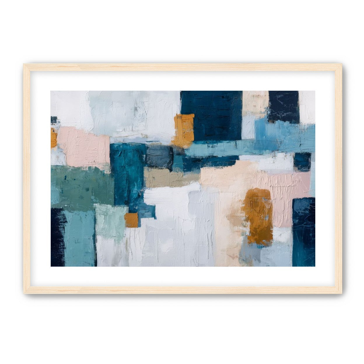 Offset Blocks Across White