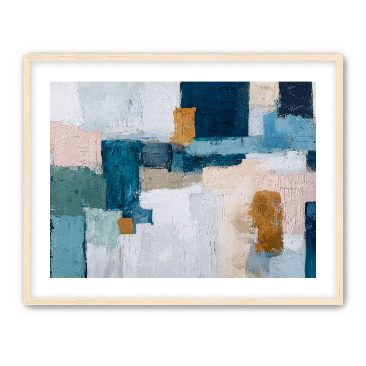 Offset Blocks Across White