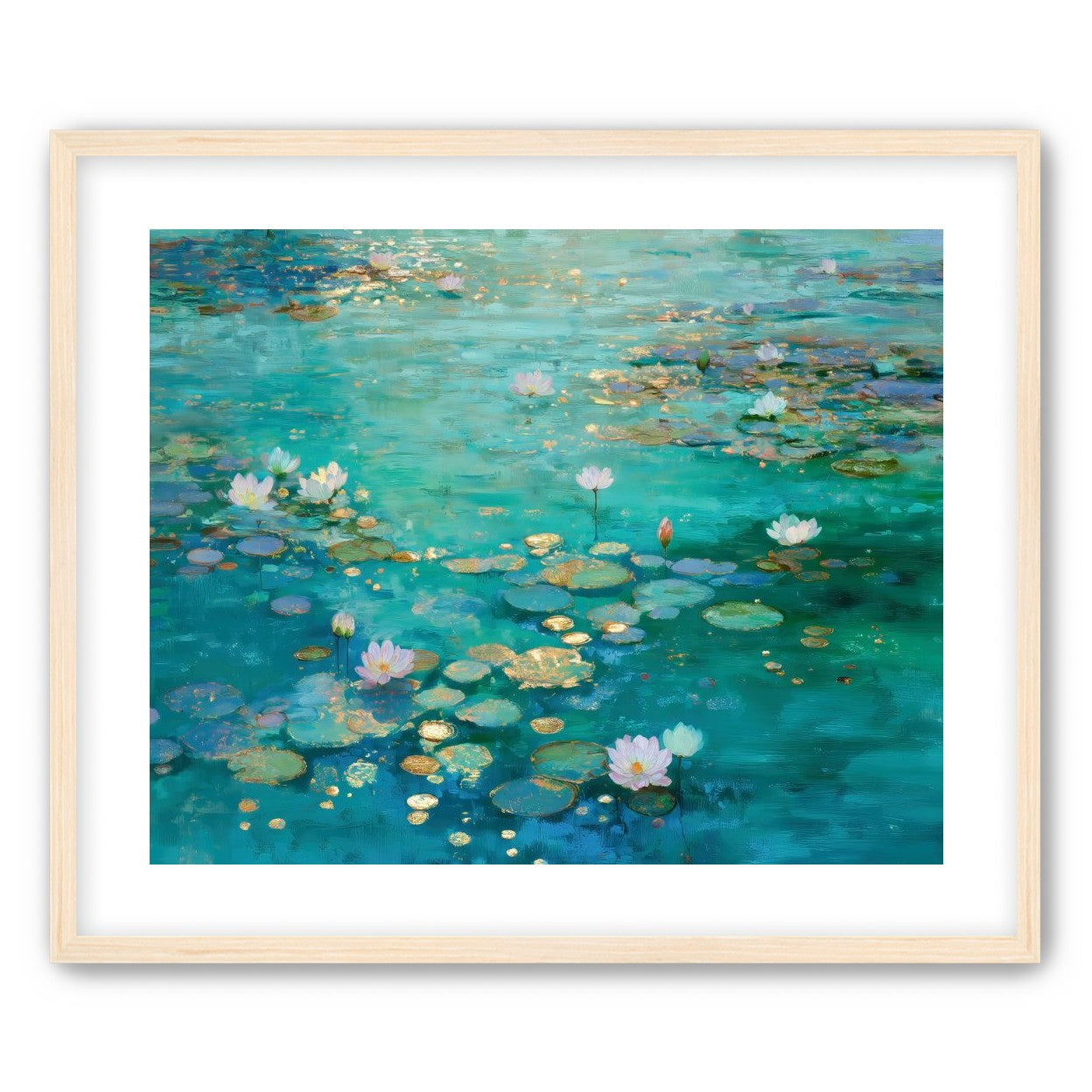 Quiet Gold on Blue Water