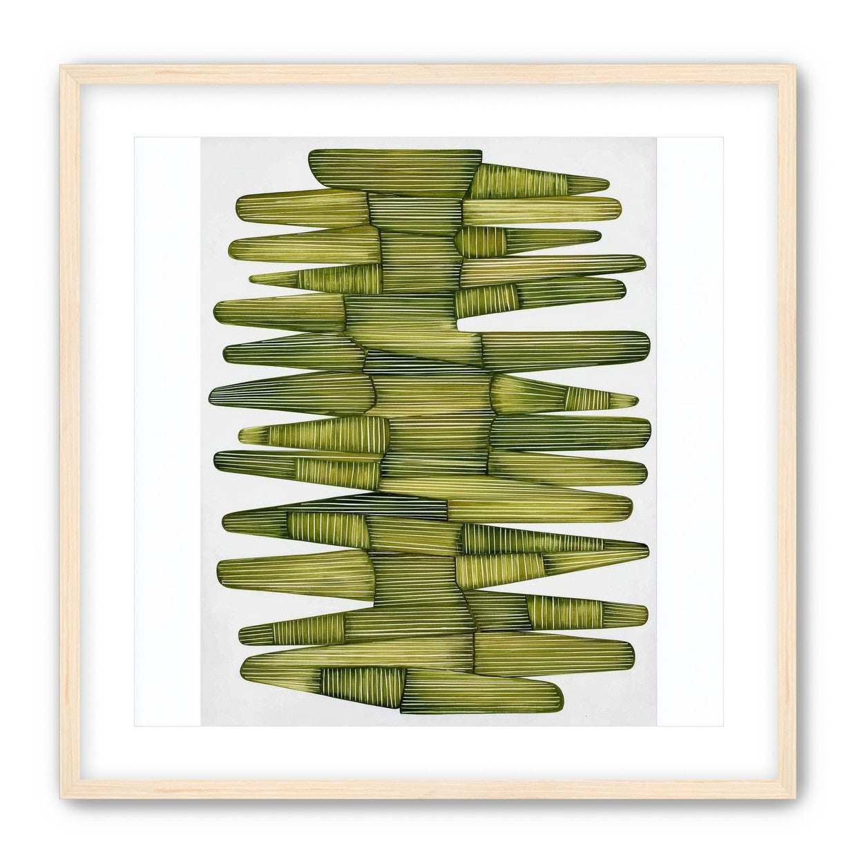 Olive green stacking lightens