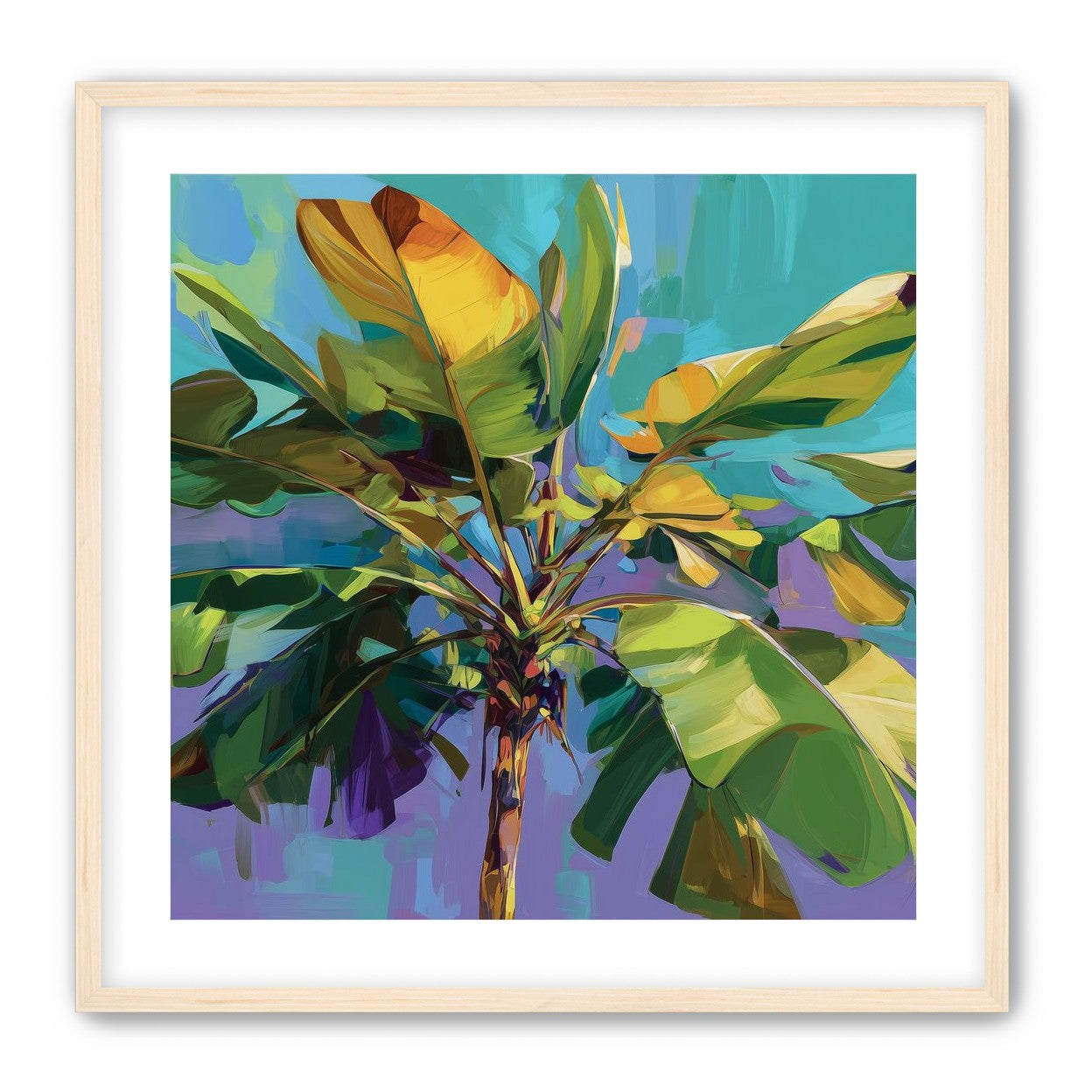 Painted Palm Tree