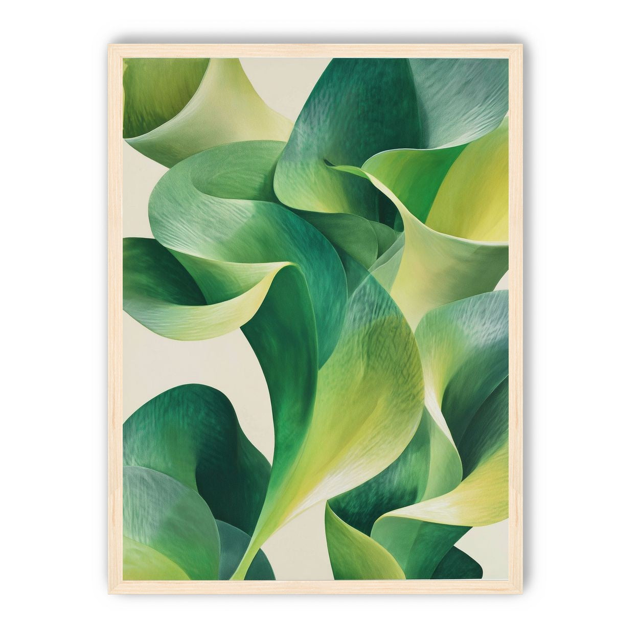 Green light in the lilies