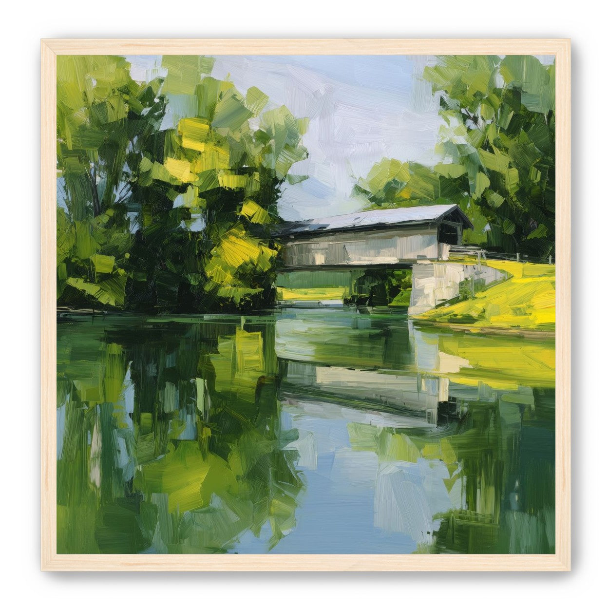 Covered Bridge in Summer