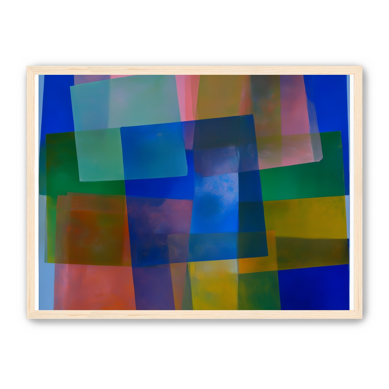 Blue pooling through pink veils