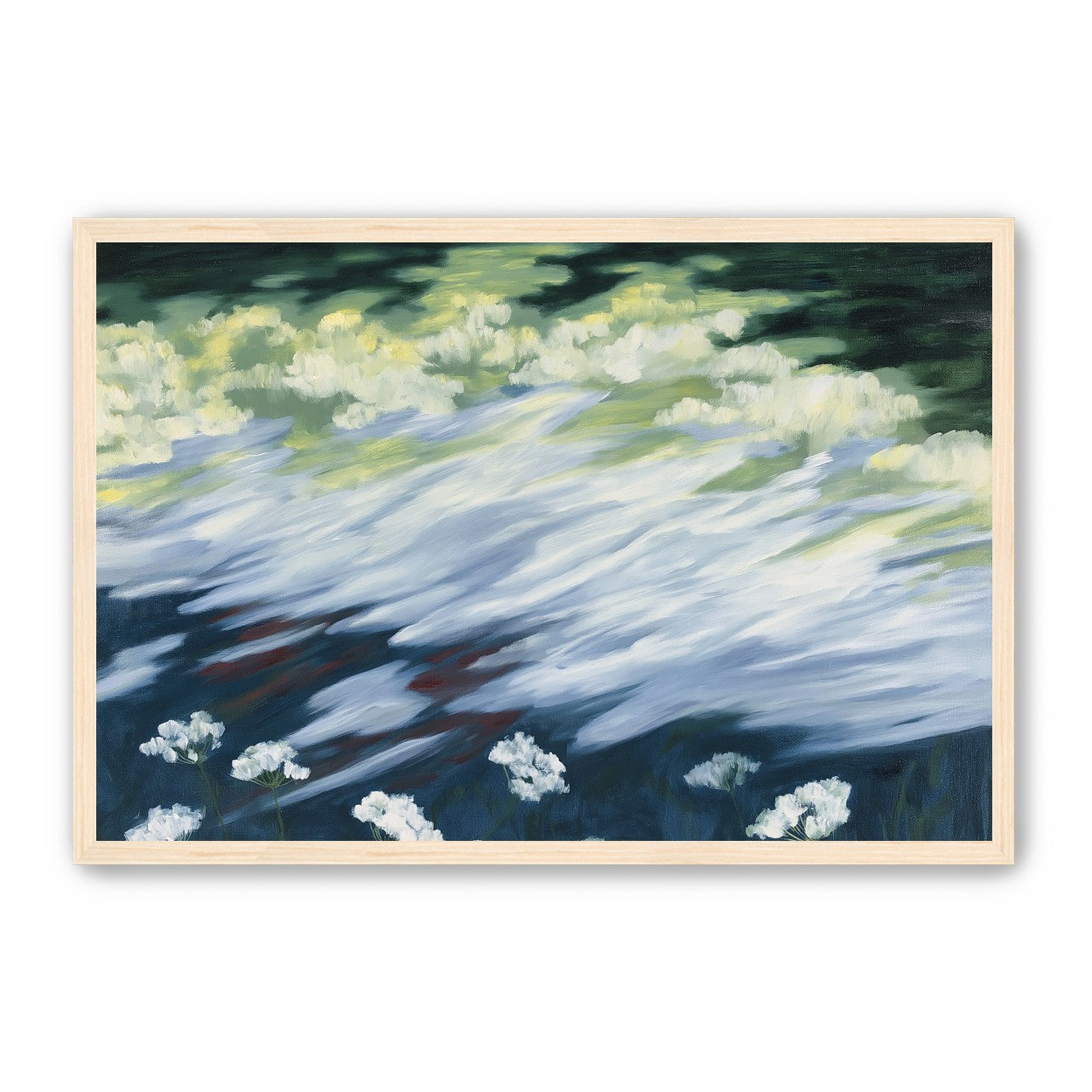 Wind skimming the wildflowers