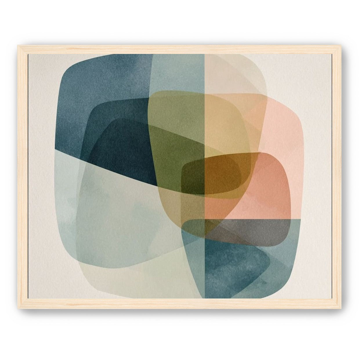 Muted layers within soft corners
