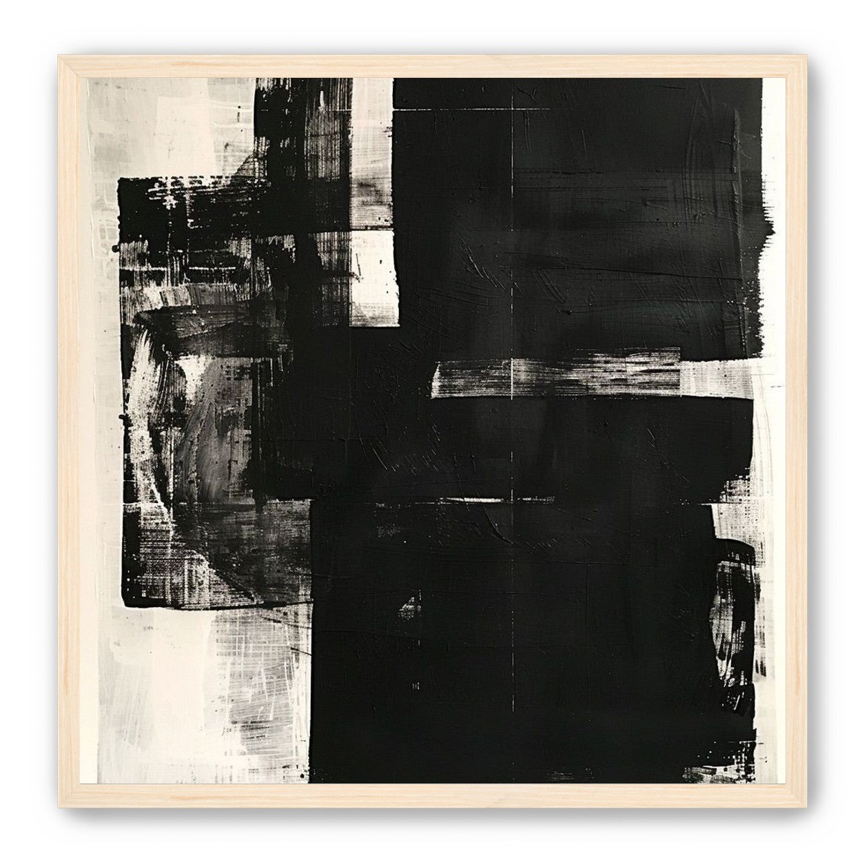 Black weight on pale ground