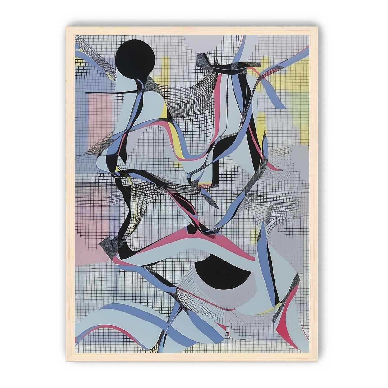 Ribbons snagged in the grid