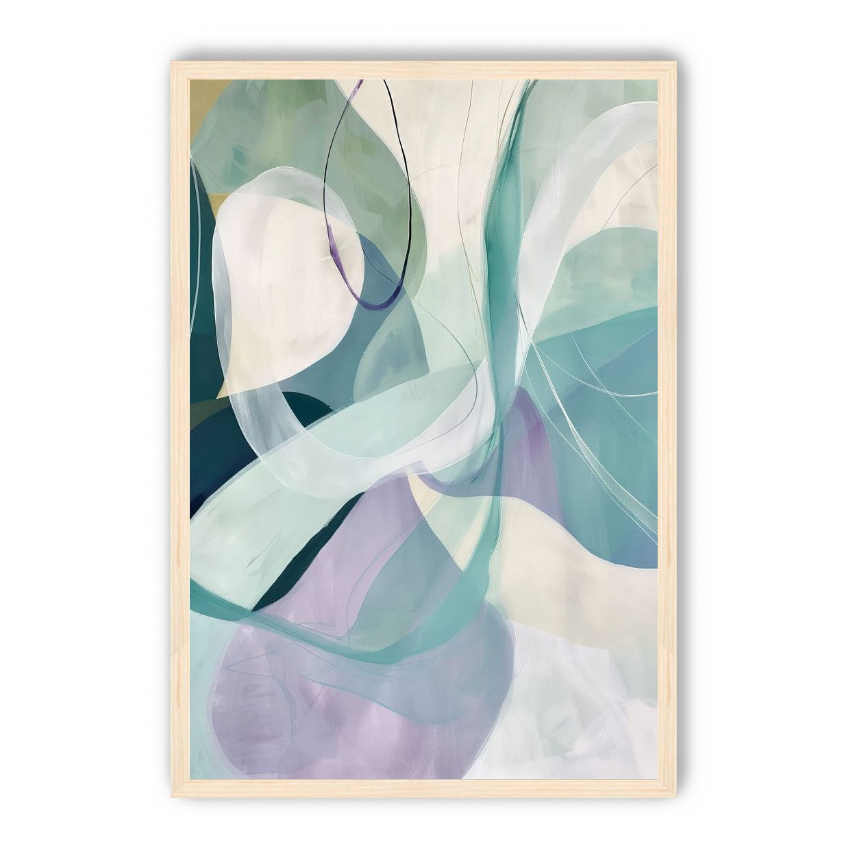 Teal and Lavender Arcs