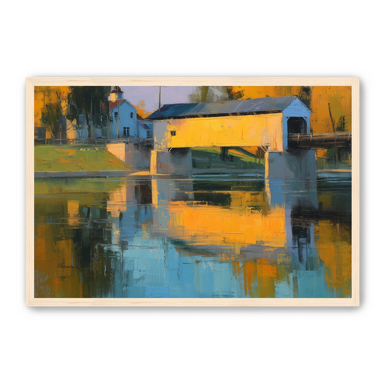 Golden Hour at the Covered Bridge