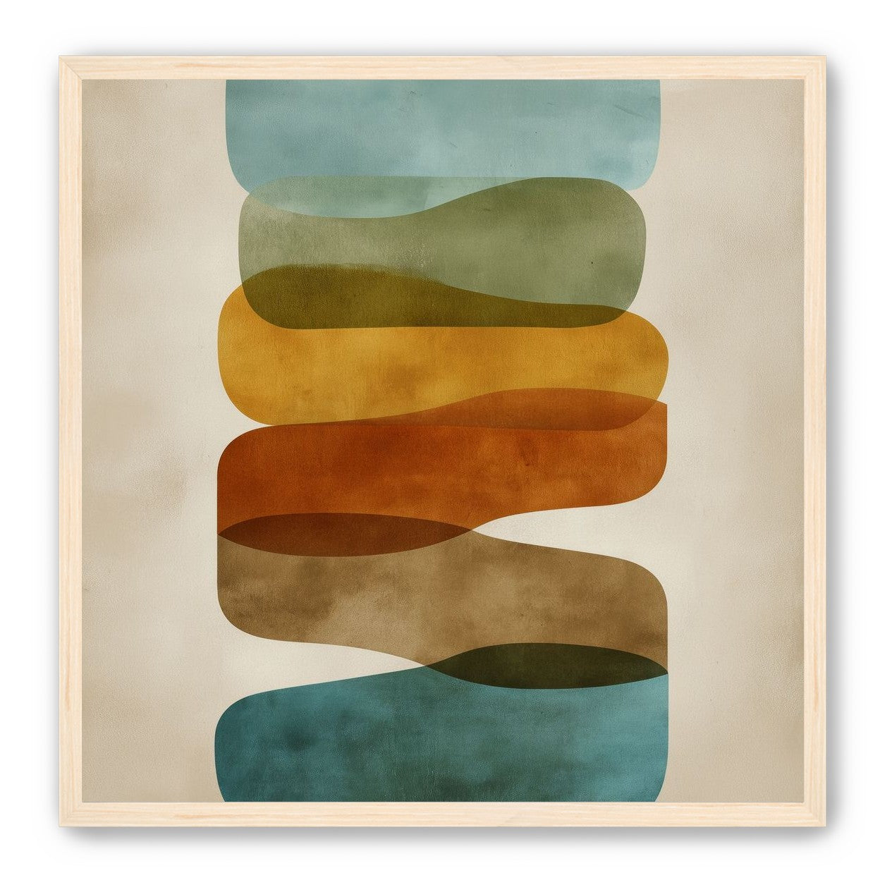 Ribbons of Muted Color