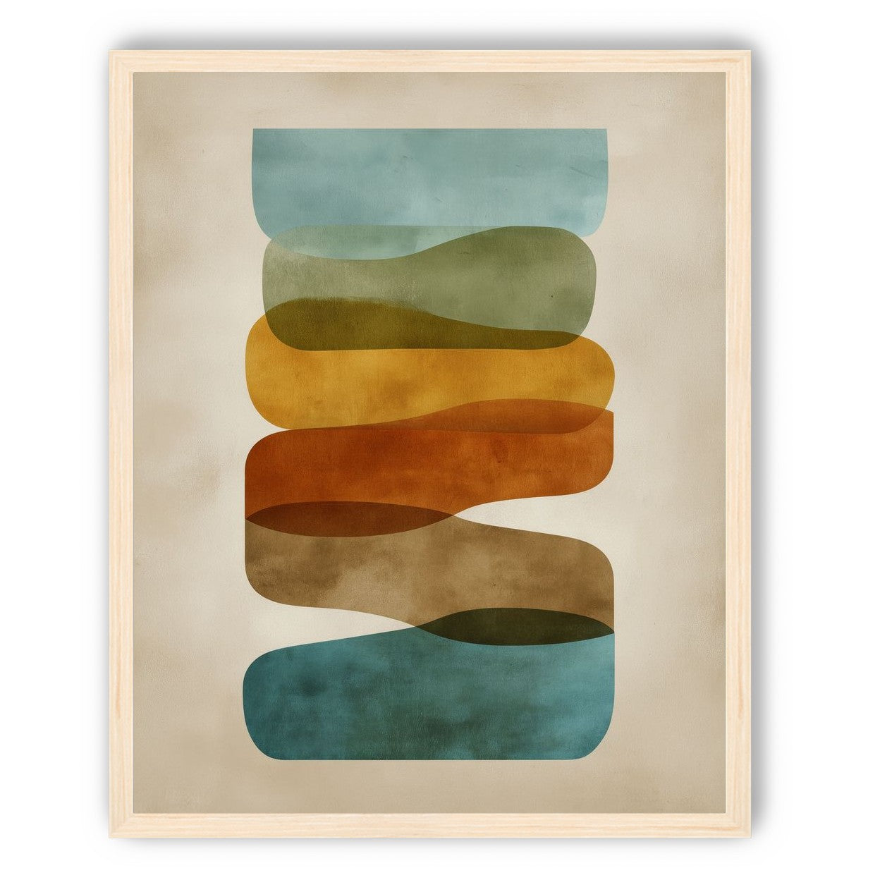 Ribbons of Muted Color