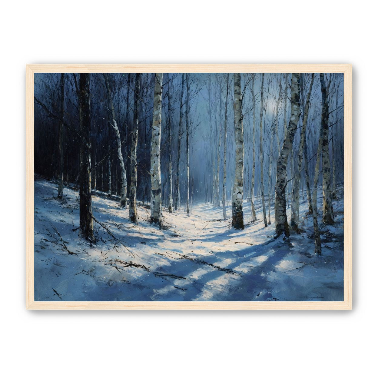 Silence Held in Blue