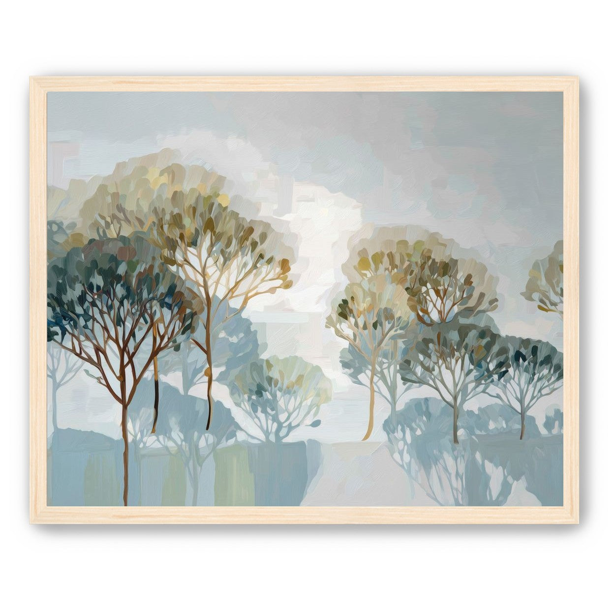 Tree Canopies in Soft Rows