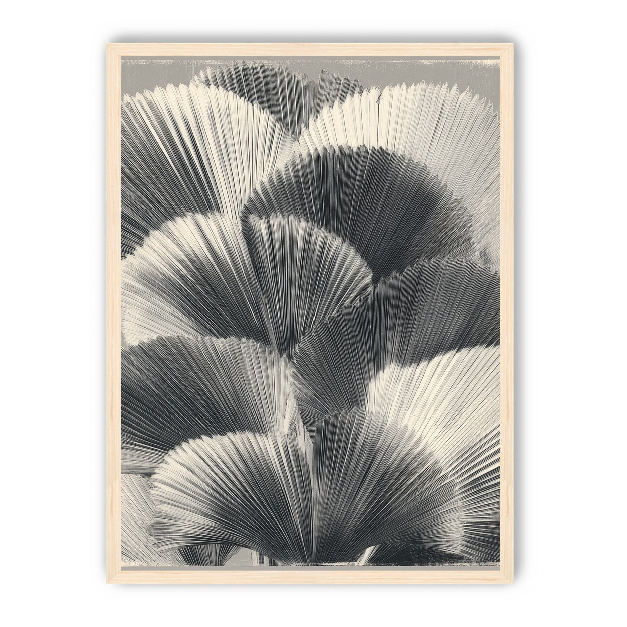Ginkgo leaves in shadow