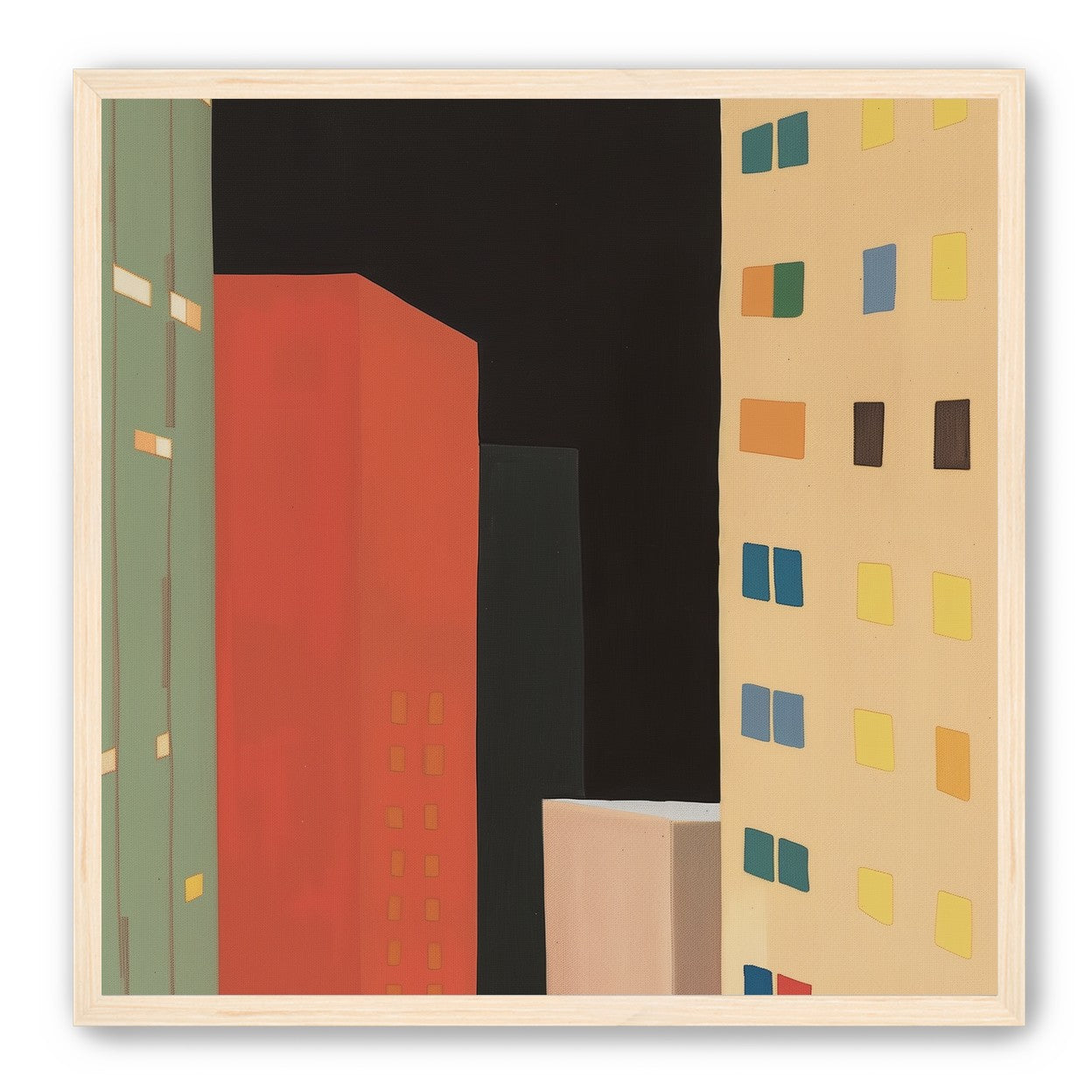 Color windows in the dark