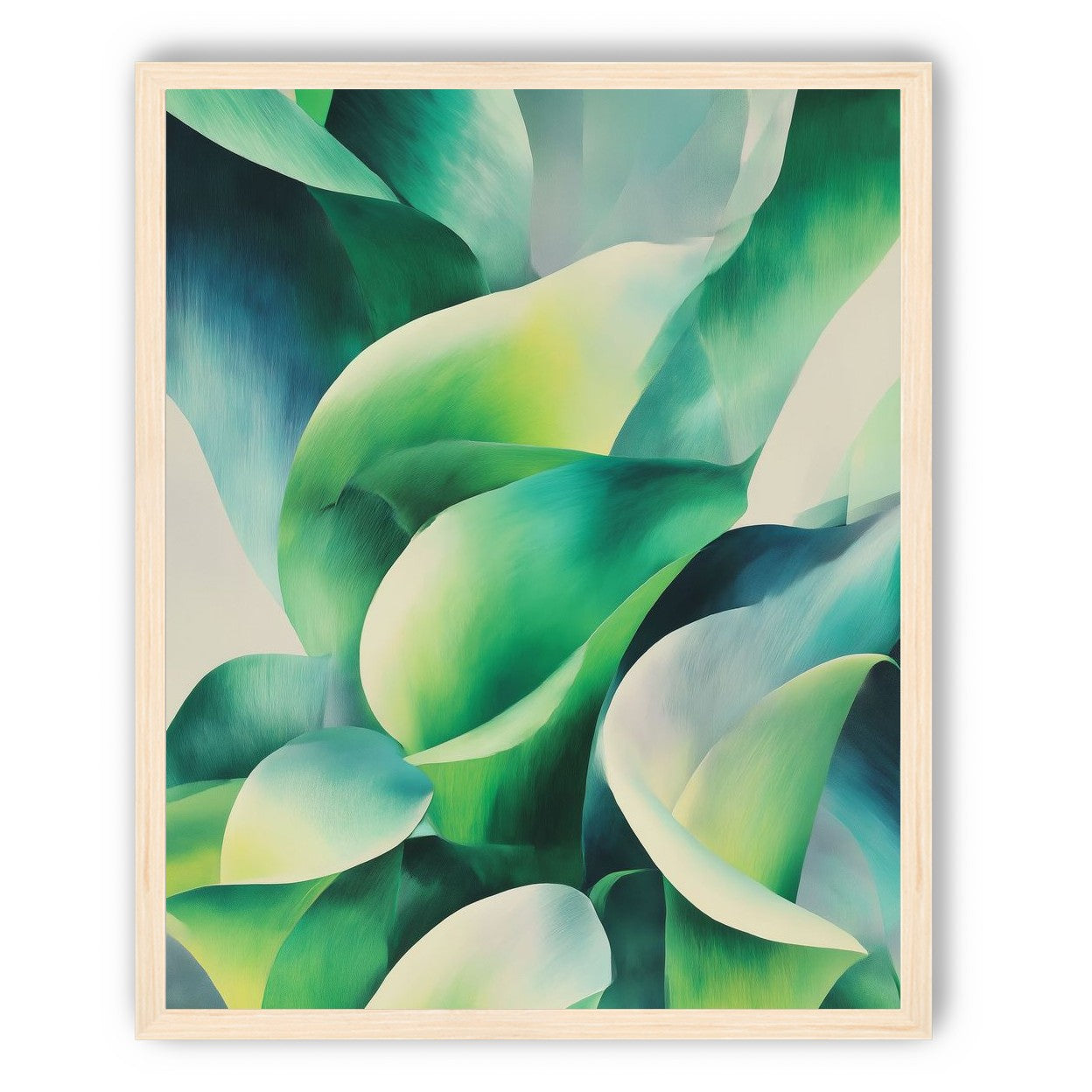 Calla lilies among green shadows