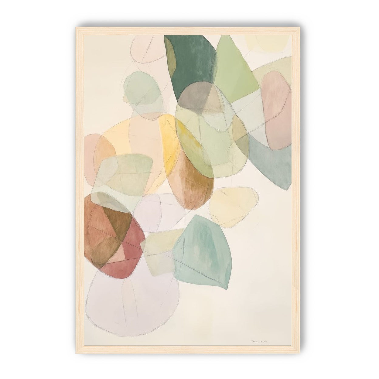 Layered Forms on Paper
