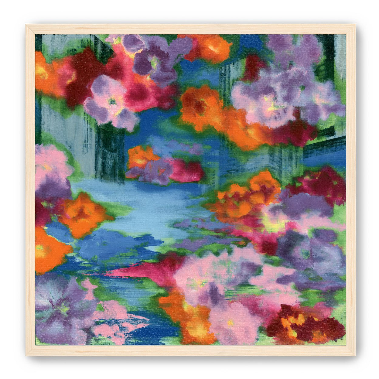 Bridges in the flower haze