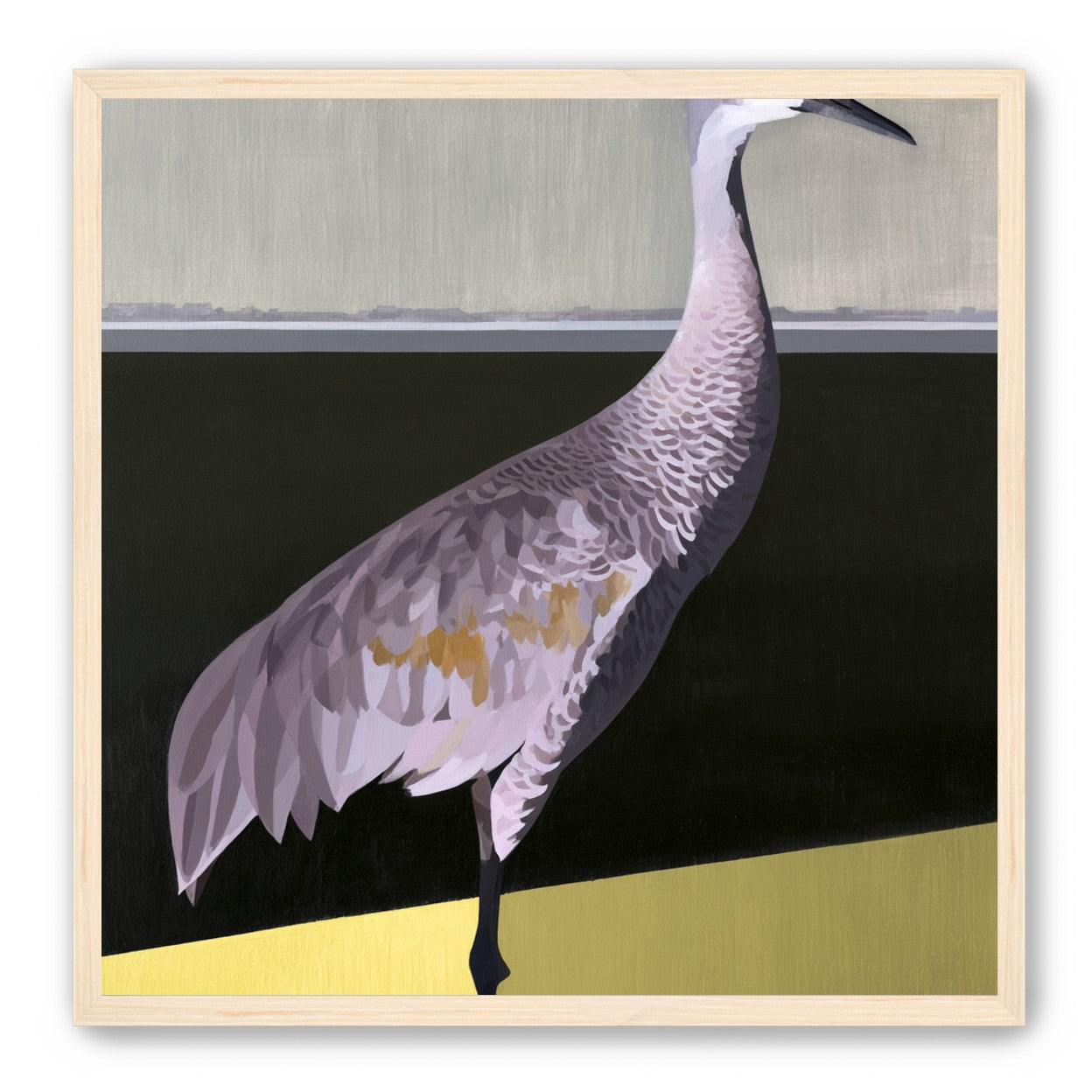 Crane at the hard horizon