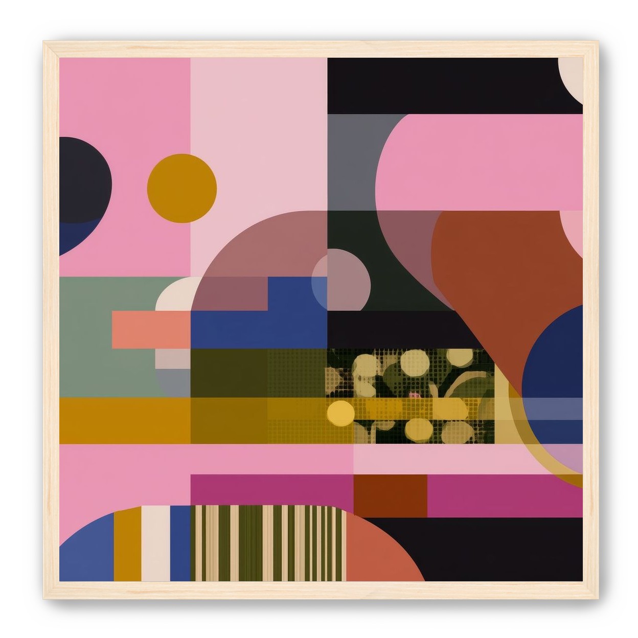 Shapes Jostling for Space