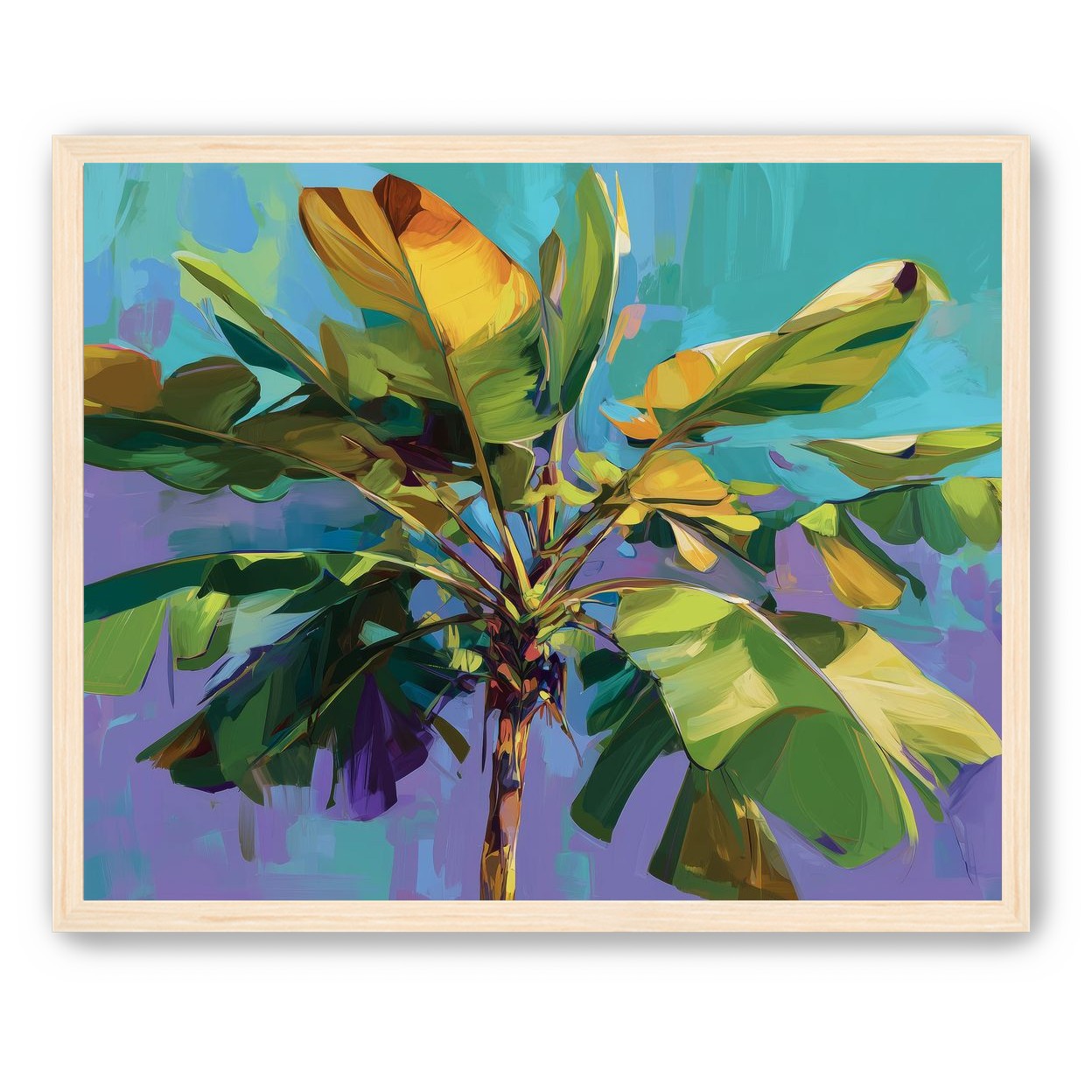 Painted Palm Tree