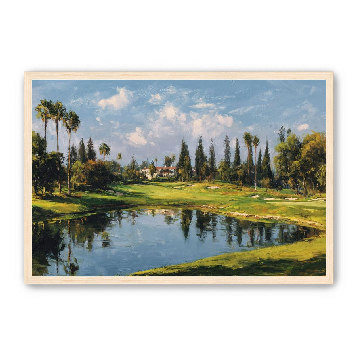 Still Water in Front of the Green