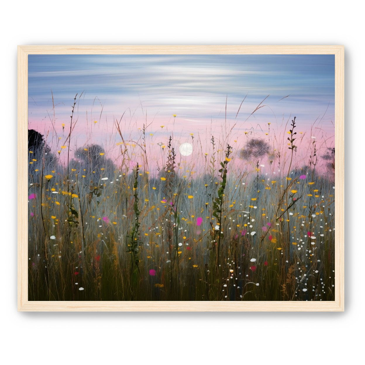 Wildflower Meadow at Moonrise