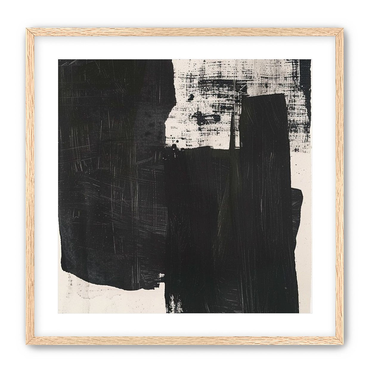 Black mass against the grain
