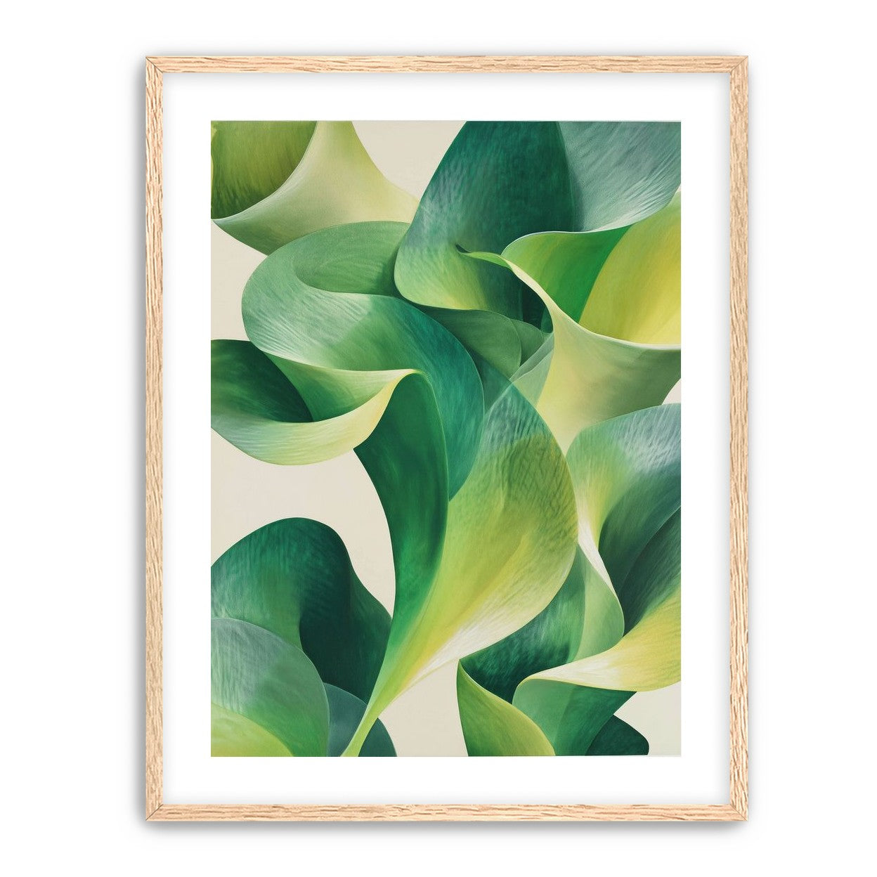 Green light in the lilies