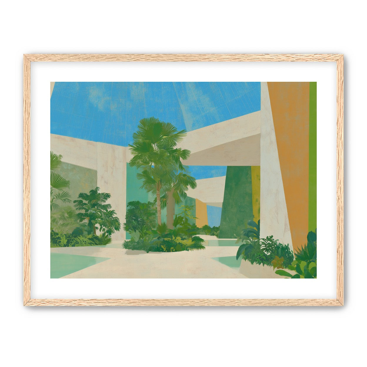 Palm shade in the atrium