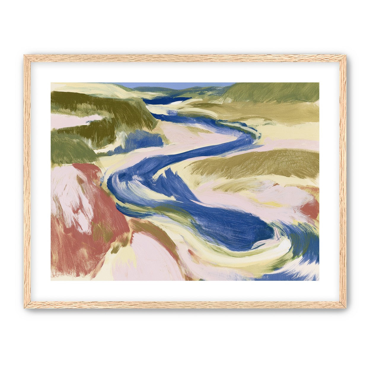 Blue bend through sandbars