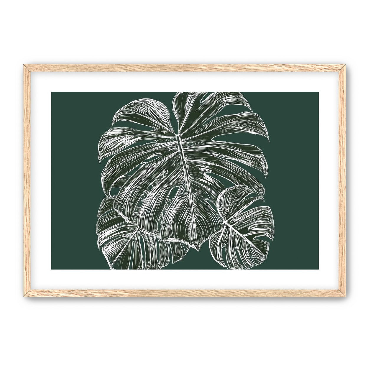 White veins on green field