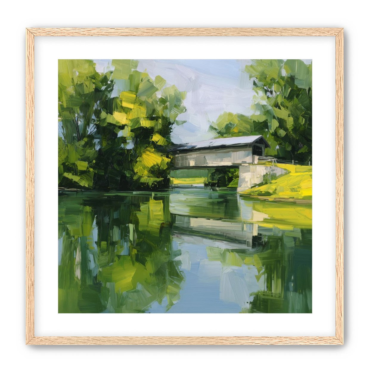 Covered Bridge in Summer