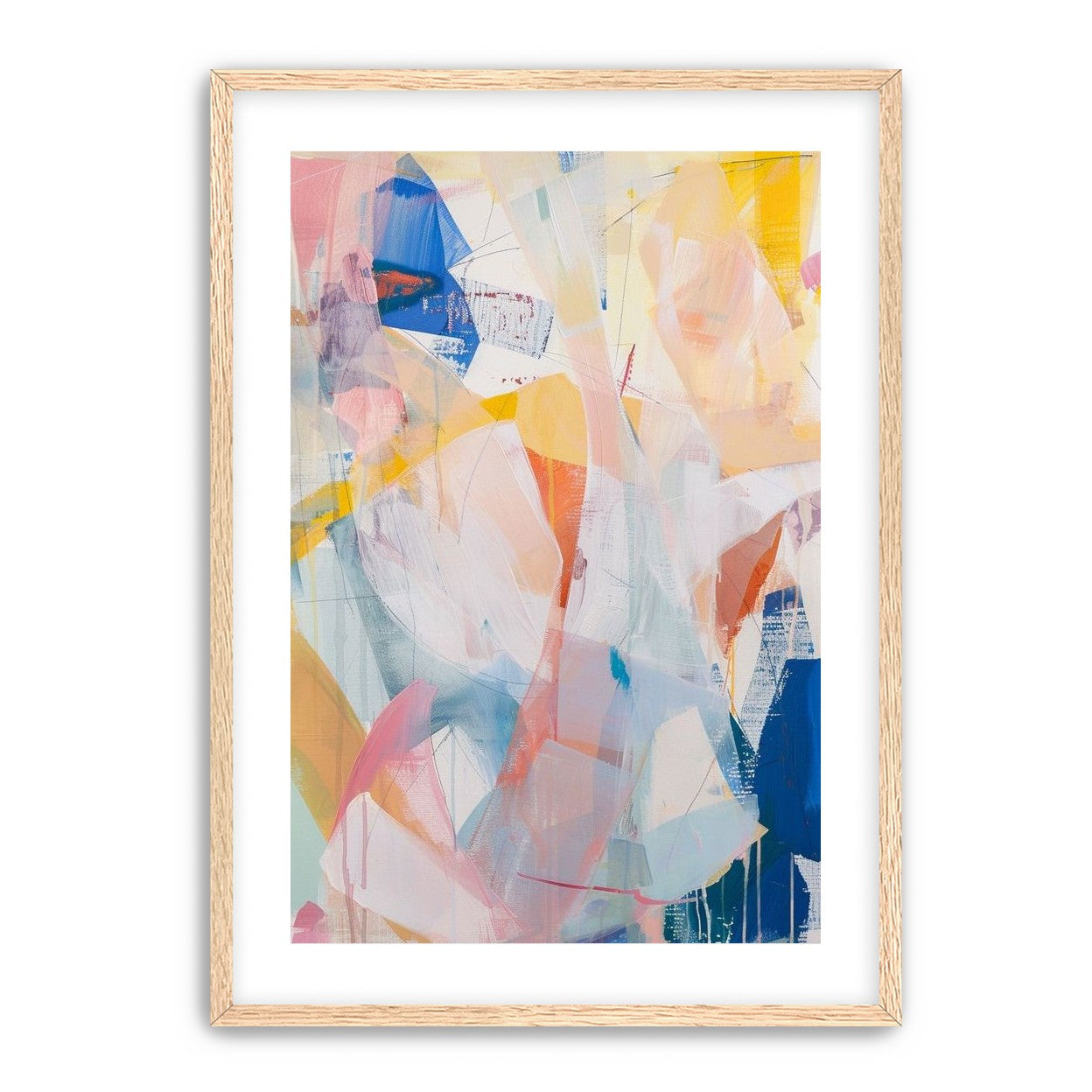 Translucent layers on canvas