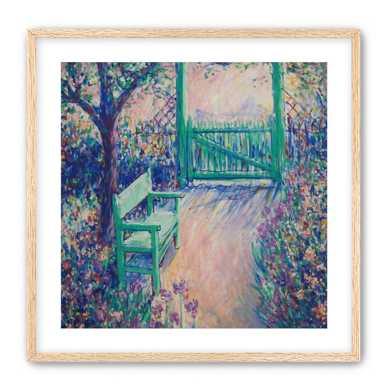 Green chair within the porch