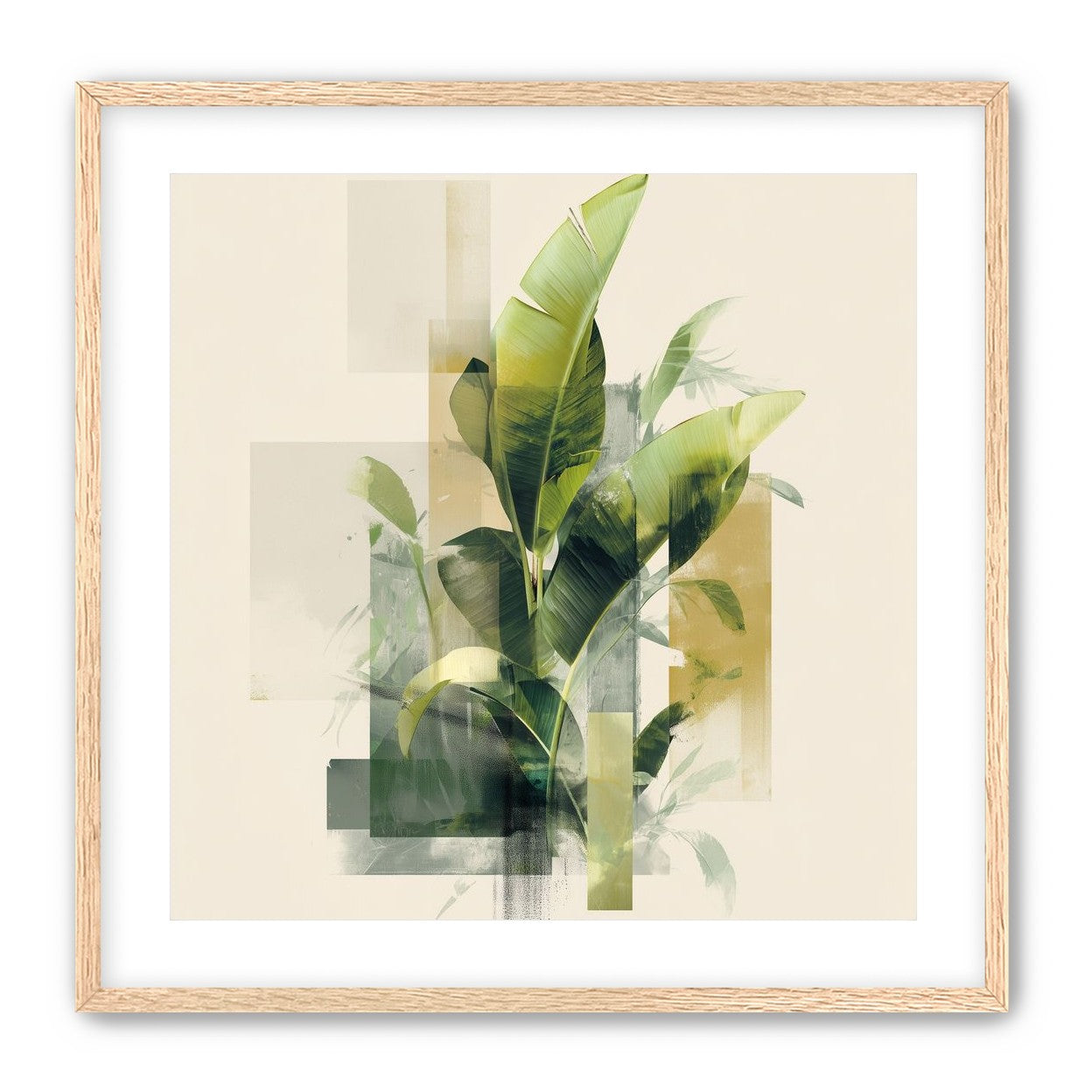 Leaves through quiet panels