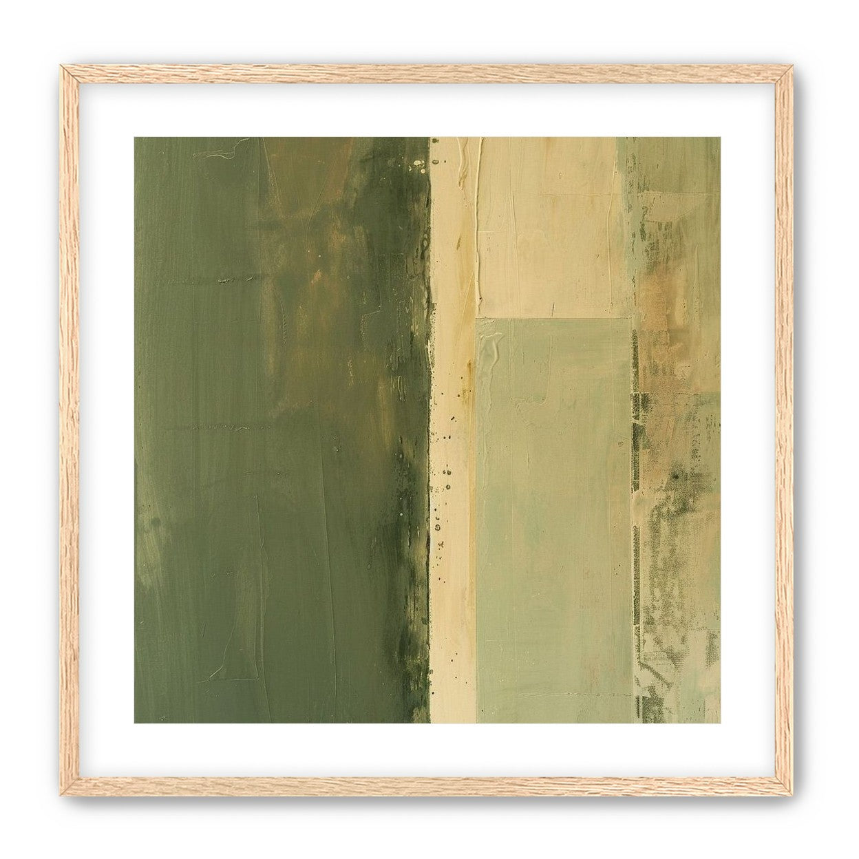 Pale seam in olive field